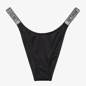 Victoria’s Secret rhinestone bling Brazilian swim bottom